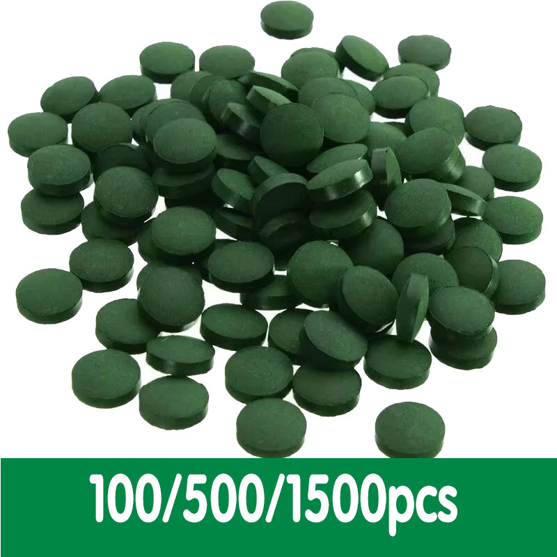Spirulina Tablet Organic - 100/1500pc High Purity Spirulina Tablets Spiral