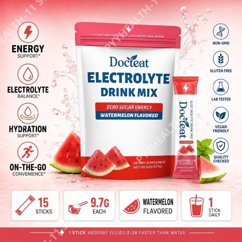 Watermelon Electrolyte Drink M - Electrolyte Powder Pack ulasan dan harga