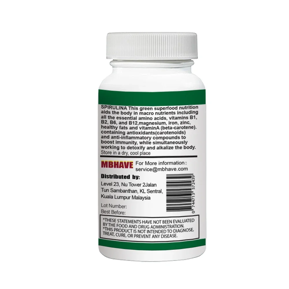 big deal Free shipping Natural - Spirulina Tablet Organic ulasan dan harga