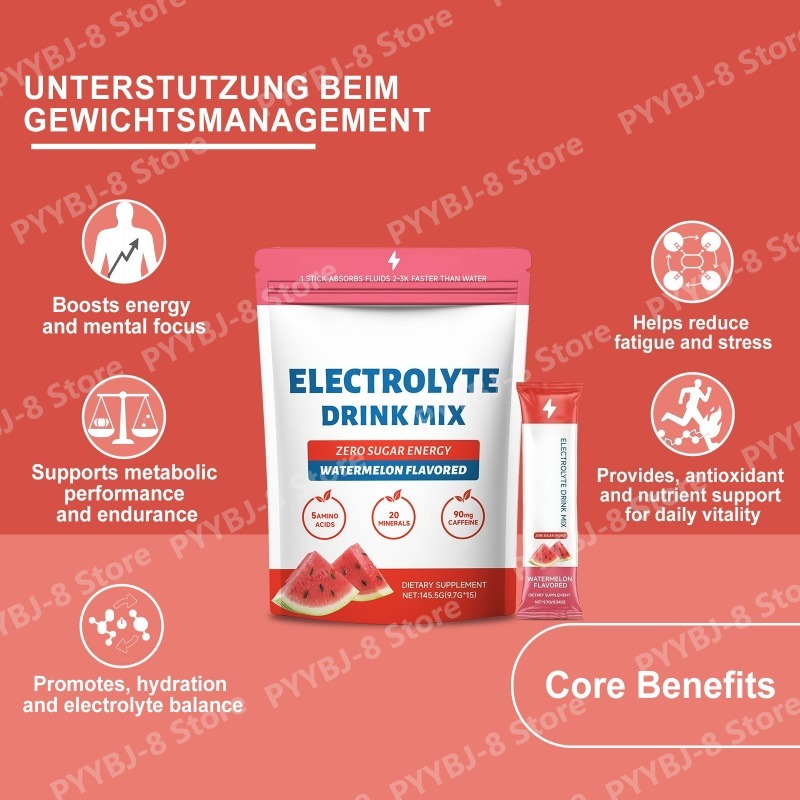Zero Sugar Watermelon Electrol - Electrolyte Powder Pack ulasan dan harga