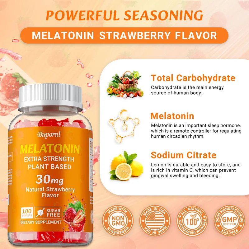 Melatonin 30mg - Calm The Mind - Melatonin Sleep Gummy ulasan dan harga