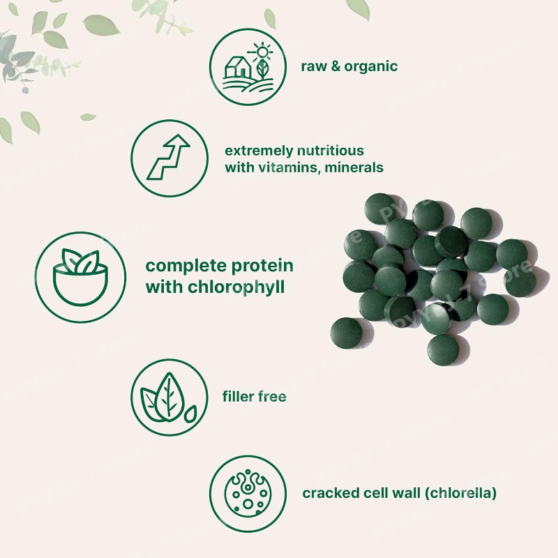 Spirulina Chlorella Tablets Or - Spirulina Tablet Organic ulasan dan harga