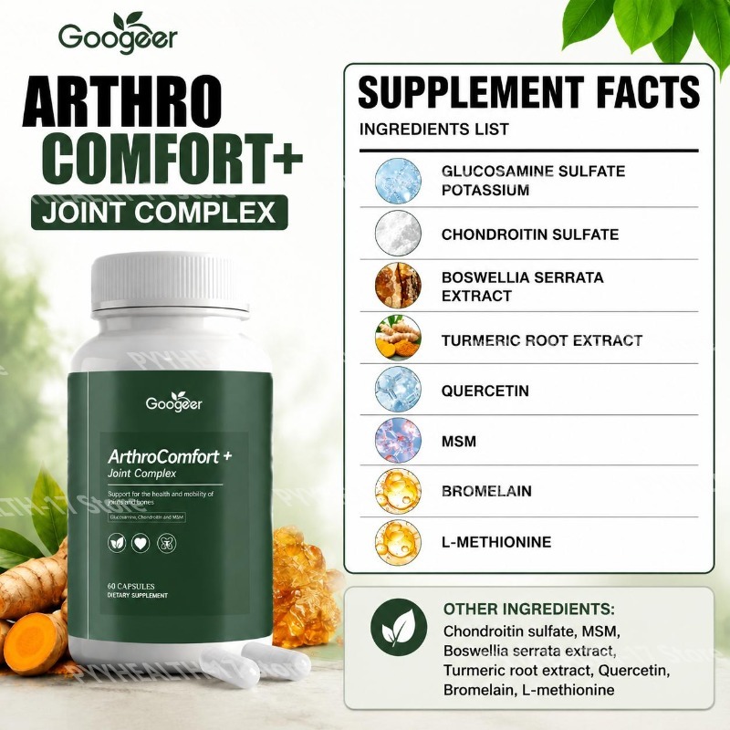 Googeer ArthroComfort+ Joint C - Glucosamine Chondroitin Joint ulasan dan harga