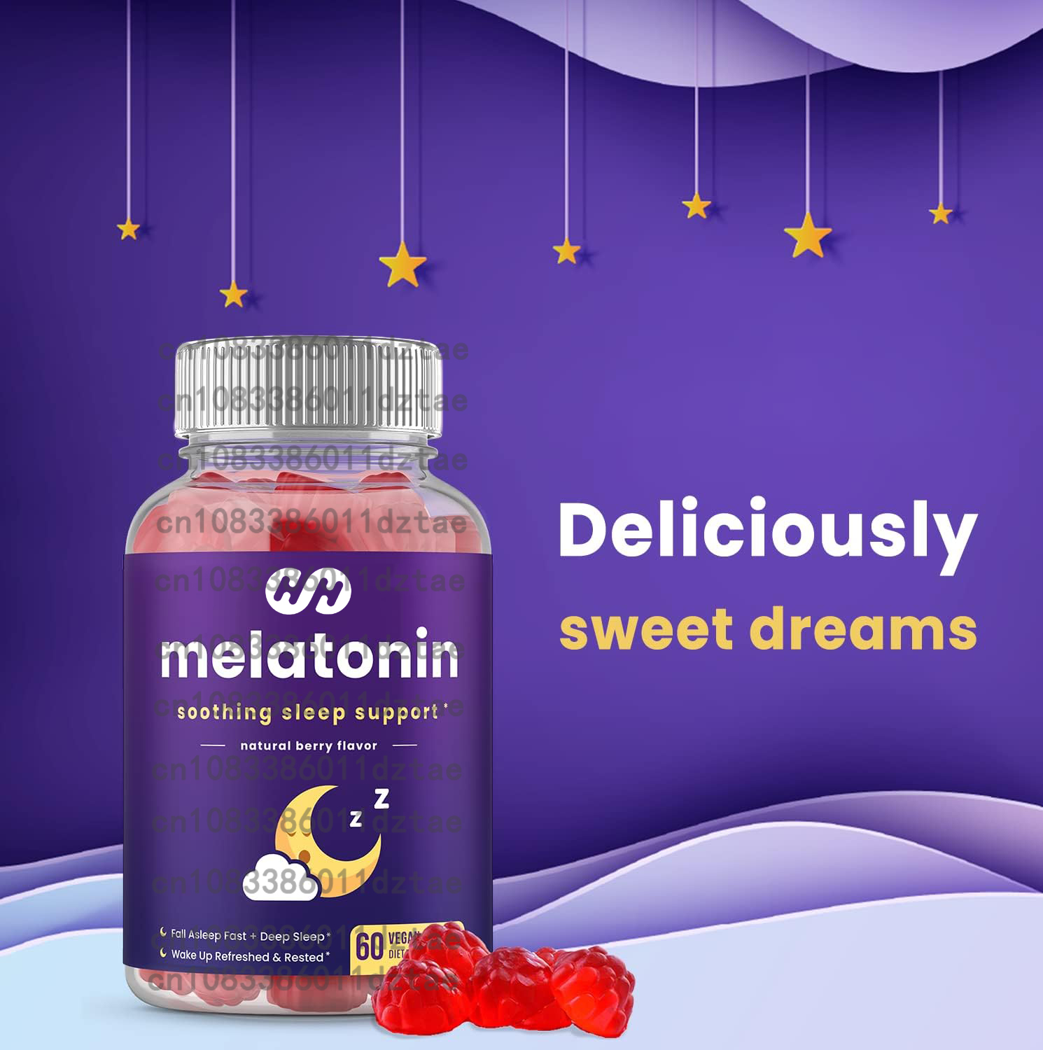 Melatonin Gummies - Sleep Aid, - Melatonin Sleep Gummy ulasan dan harga