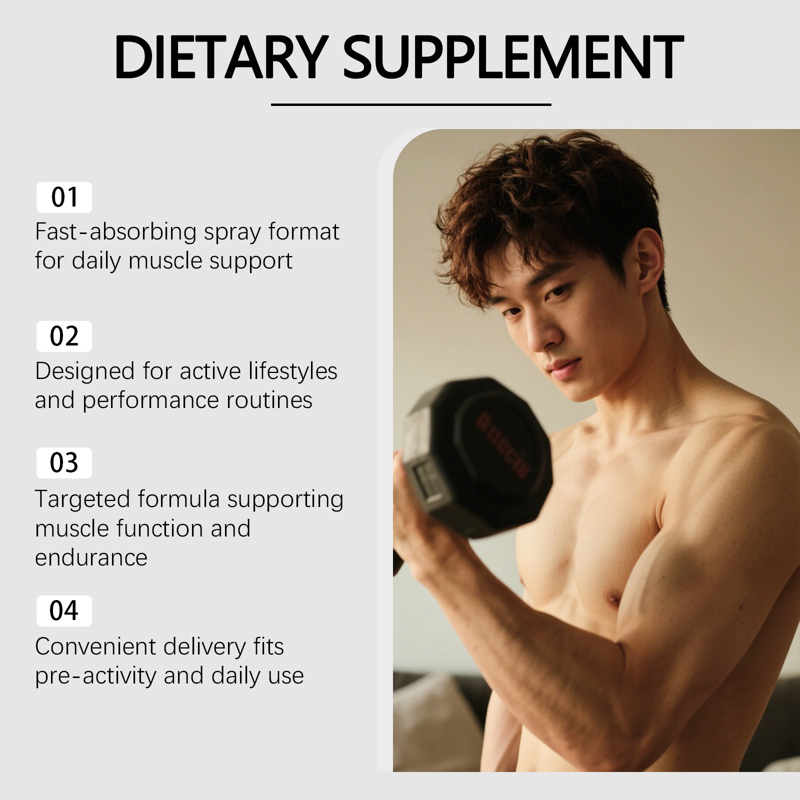Muscle Growth Spray Enhance Ph - Fitness Nutrition Energy ulasan dan harga