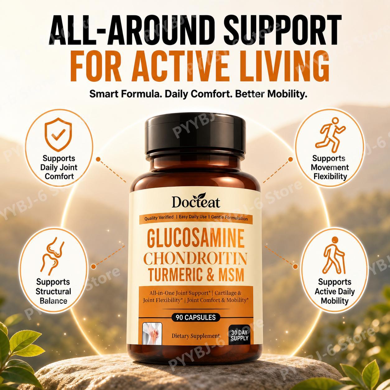 Docteat Glucosamine Chondroiti - Glucosamine Chondroitin Joint ulasan dan harga