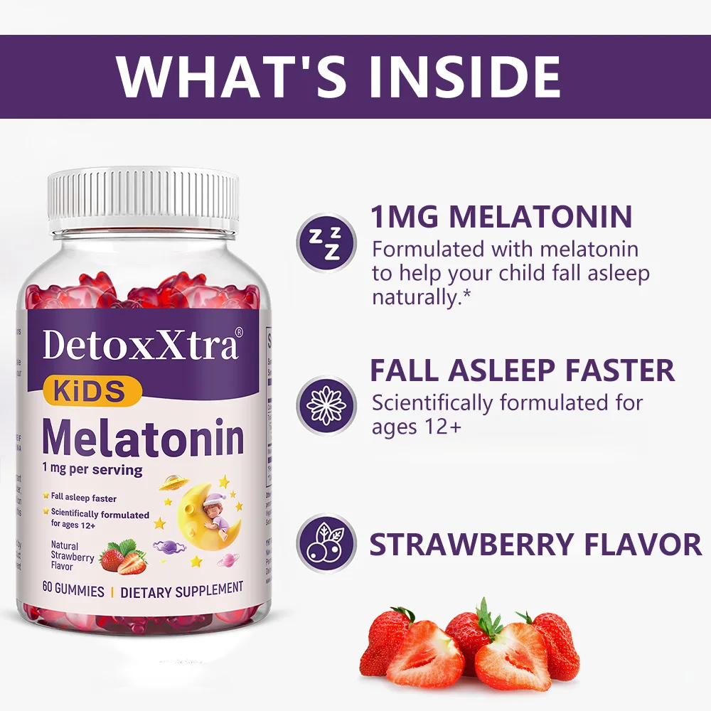 Melatonin Gummies 1mg - Childr - Melatonin Sleep Gummy ulasan dan harga
