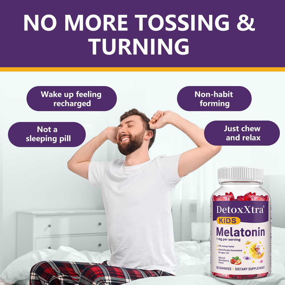 Melatonin Gummies 1mg - Childr - Melatonin Sleep Gummy ulasan dan harga
