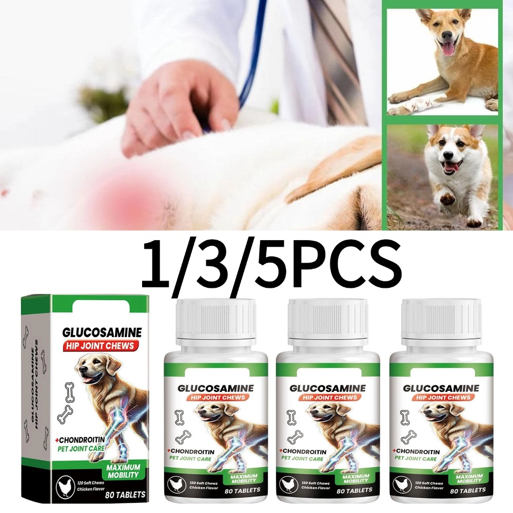 80 Tablets Dog Joint Support P - Glucosamine Chondroitin Joint ulasan dan harga