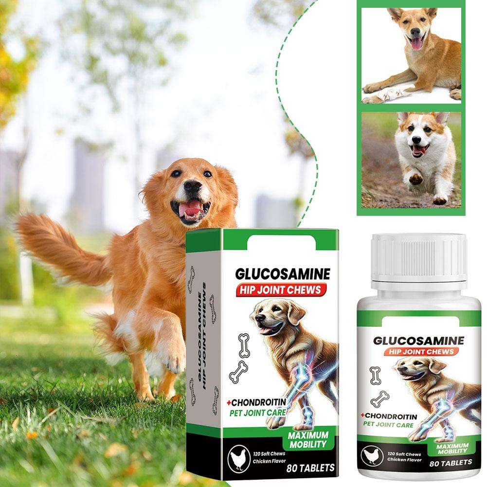 80 Tablets Dog Joint Support P - Glucosamine Chondroitin Joint ulasan dan harga