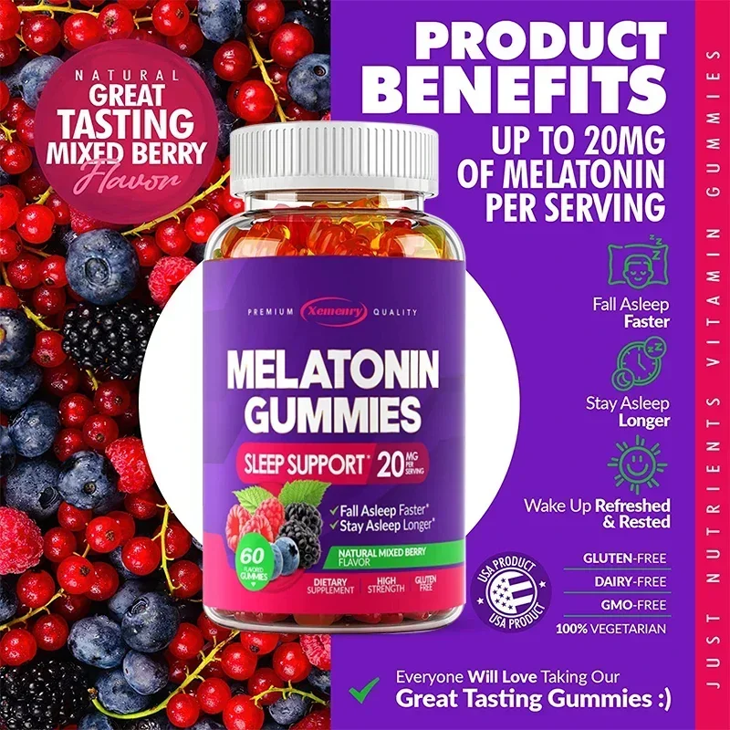Melatonin Gummies - Enhances I - Melatonin Sleep Gummy ulasan dan harga